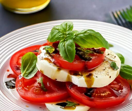 Firefly Caprese Salad with Balsamic Glaze وصفة غذاء شهية 30685